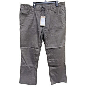 prAna Pants Mens 40x28 Bridger Organic Cotton Jeans Stretch Slim Fit Black Olive